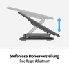 LogiLink suporte de monitor para ecrãs táteis 17-27 polegadas, 6,5 kg de carga, VESA 75/100, inclinação -90° a +90°