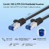 LogiLink EconLine cabo de rede Cat.6A S/FTP LSZH, 7,5 m, preto, CCA