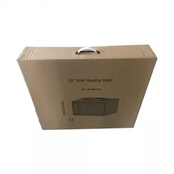 EFB Elektronik armário de rede de montagem na parede BASIC 15U, 19 polegadas, 450 mm de profundidade, preto RAL 9005