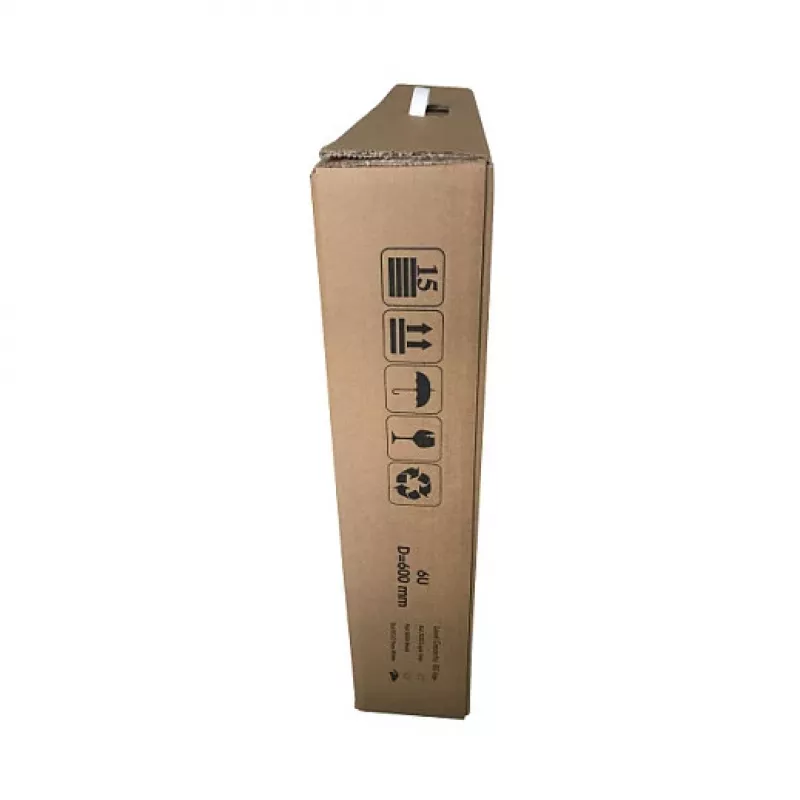 EFB Elektronik armário de rede de montagem na parede BASIC 15U, 19 polegadas, 450 mm de profundidade, preto RAL 9005