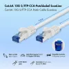LogiLink cabo de rede Cat.6A S/FTP CCA LSZH, branco, 7,5 m, EconLine