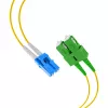EFB Elektronik jumper duplex LC-SC/APC 9/125µm OS2 LSZH amarelo 2,0mm 40m