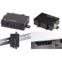 LogiLink hub USB 3.0 Industrial 4 portas em metal com montagem em calha DIN
