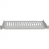 EFB ELEKTRONIK prateleira fixa 19 polegadas 1U, 250 mm de profundidade, 10 kg de carga, cinzento claro RAL 7035