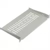 EFB ELEKTRONIK prateleira fixa 19 polegadas 1U, 250 mm de profundidade, 10 kg de carga, cinzento claro RAL 7035