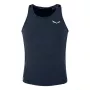 Salewa Agner Hybrid Tank top de base sem mangas para criança - Navy Blazer Melange 104-116 cm