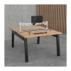 LogiLink painel de alumínio para parede com ranhuras 1000 mm prateado