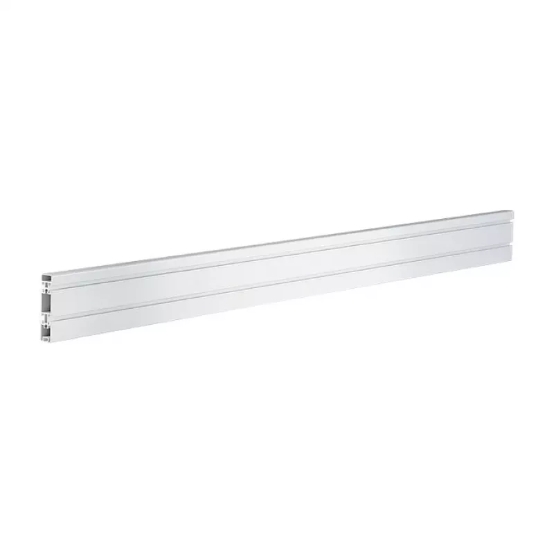 LogiLink painel de alumínio para parede com ranhuras 1000 mm prateado