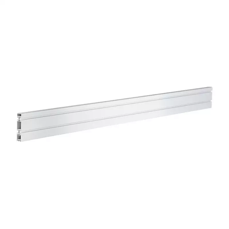 LogiLink painel de alumínio para parede com ranhuras 1000 mm prateado