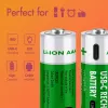 LogiLink LR03RCB2 pilhas AAA Li-Ion recarregáveis por USB-C, 1,5V, pack de 2