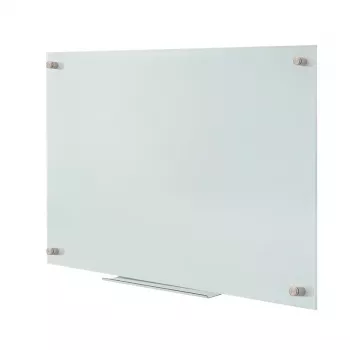 LogiLink EO0060 quadro branco magnético de vidro, de parede, sem moldura, 60x45cm
