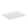 Tapete de proteção de pavimento LogiLink 120 x 90 cm extra macio transparente para pavimentos duros