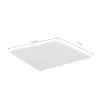 Tapete de proteção de pavimento LogiLink EO0086, 117 x 120 cm, extra macio, transparente, antiderrapante, para pavimentos duros