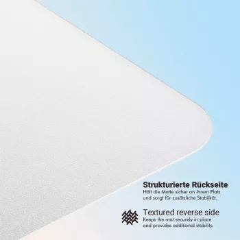 Tapete de proteção de pavimento LogiLink EO0086, 117 x 120 cm, extra macio, transparente, antiderrapante, para pavimentos duros