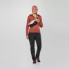 Casaco com capuz Salewa Puez Rocca PL mulher vermelho etrusco tamanho M