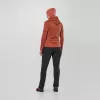 Casaco com capuz Salewa Puez Rocca PL mulher vermelho etrusco tamanho M