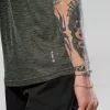 T-shirt de manga curta Salewa Puez Melange Dry - Dark Olive Melange - XL