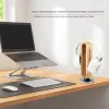 Suporte para auscultadores LogiLink AA0194 castanho-claro e prateado