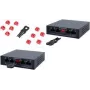 Conjunto de bloqueadores de porta RJ45 LogiLink com chave, 10 fechaduras, azul