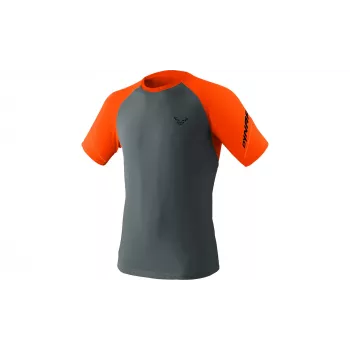 T-shirt de corrida de manga curta Salewa Dynafit Alpine Pro para homem - Cinder, tamanho L
