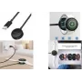 Cabo de carregamento por indução sem fios LogiLink PA0381 para Samsung Galaxy Watch, preto, 1 m