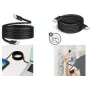 Cabo magnético USB-C de dados e carregamento LogiLink CU0231, 1m, preto, 100W PD, USB 2.0
