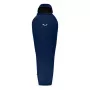 Saco de dormir sintético Salewa Micro II 800 185 cm fecho de correr à esquerda Blue Depth
