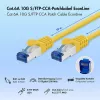 Cabo de rede LogiLink Cat.6A S/FTP LSZH, CCA, amarelo, 10 m, EconLine