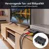 Adaptador SCART para RCA/S-Video LogiLink com interruptor, preto