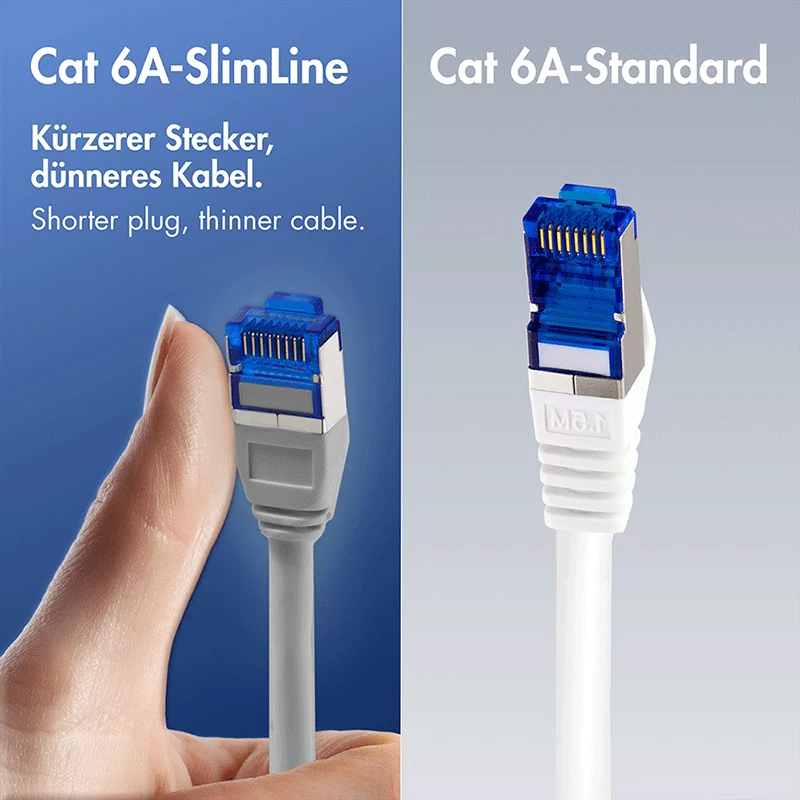 Cabo patch slim LogiLink Cat.6A S/FTP LSZH, 7,5 m, verde