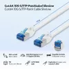 Cabo patch slim LogiLink SlimLine Cat.6A S/FTP LSZH, branco, 15 m
