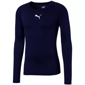 T-shirt de manga comprida baselayer LIGA Puma homem azul-marinho tamanho L