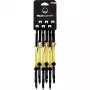 Mosquetão de travamento HMS Screwgate Wild Country pack de 6 - preto/amarelo, 25 kN