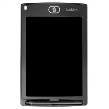 Tablet de escrita LCD LogiLink 8,5 polegadas preto com ímanes