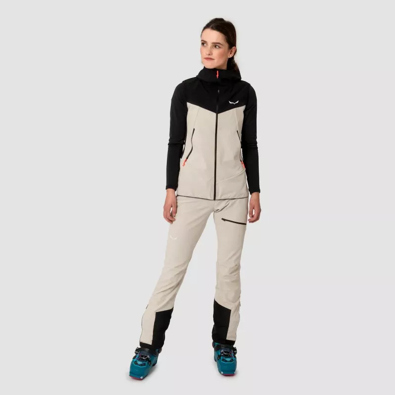Calças de esqui de montanha mulher Salewa Sella DST