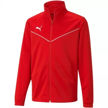 Casaco de treino PUMA teamRISE Poly Jr vermelho 657393 01 164cm