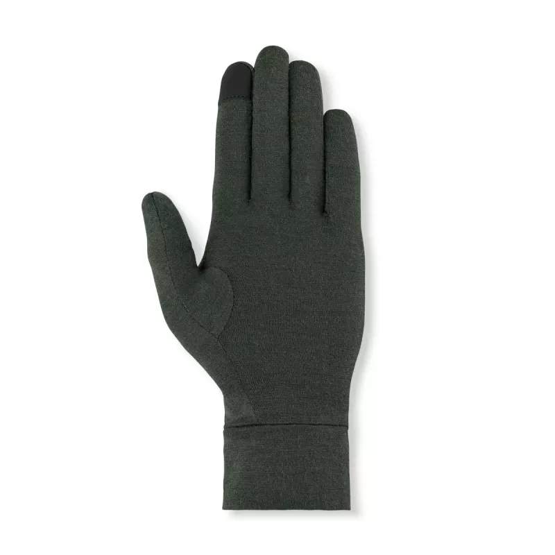 Luvas interiores Salewa Cristallo Liner Dark Olive XXL - luvas interiores de lã merino para caminhada, trekking e alpinismo