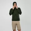 Casaco de fleece com capuz Salewa Puez Altavia PL HD homem - verde-escuro, tamanho M