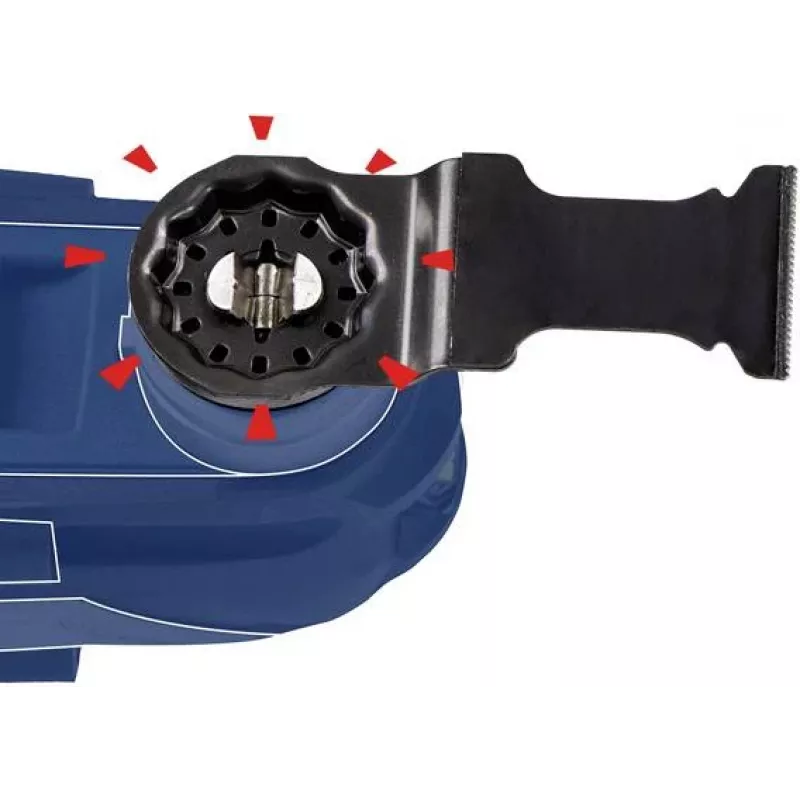Lâmina de serra segmentada Bosch Expert Carbide-RIFF Starlock 85 mm RT3 grossa para remover argamassa de juntas