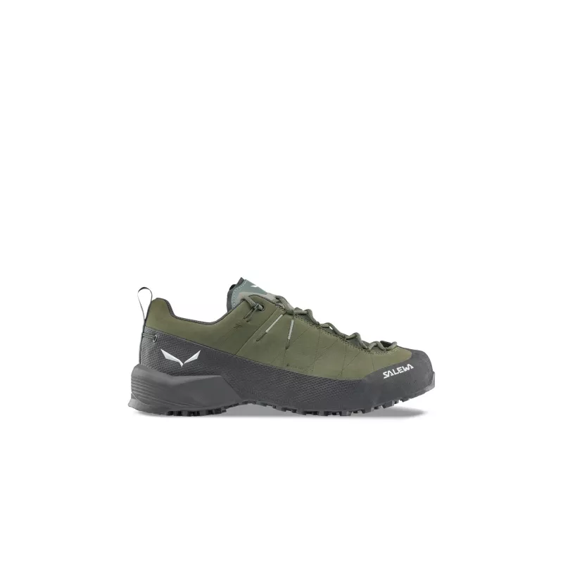 Sapatos de aproximação Salewa Wildfire Leather 2 GTX para homem Faded Green/Preto EU 40.5