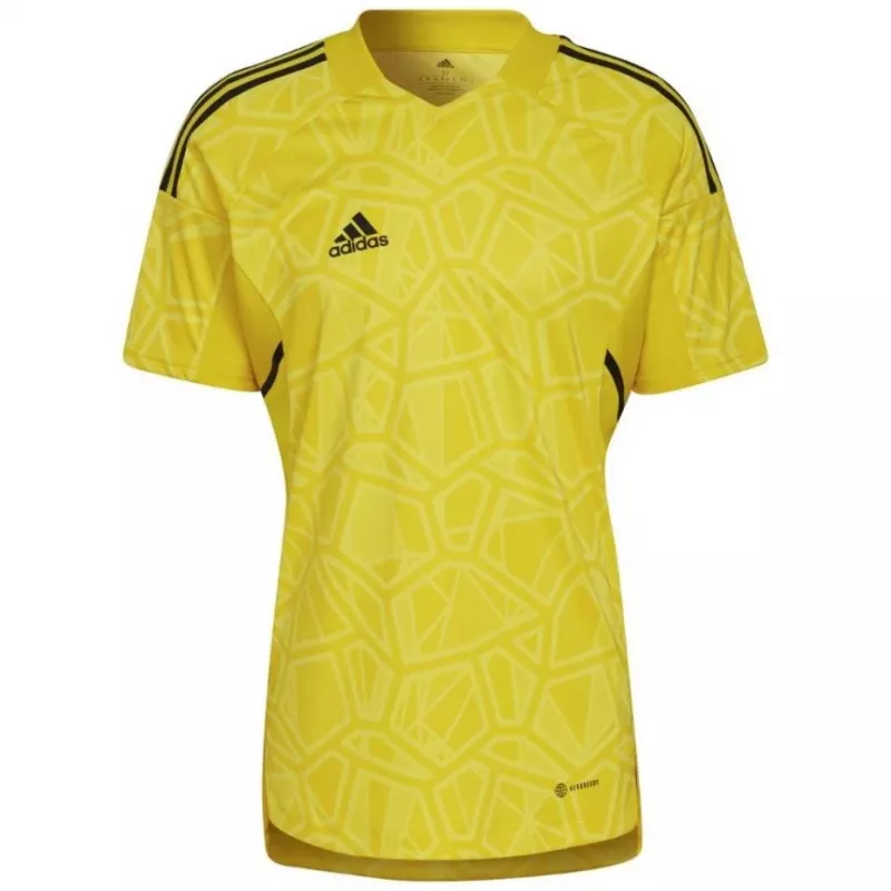 Camisola de guarda-redes de manga curta adidas Condivo 22 homem Solar Yellow HF0138