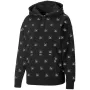 Sweatshirt com capuz PUMA Brand Love AOP FL preto 535706 01 homem corte relaxado estampado total