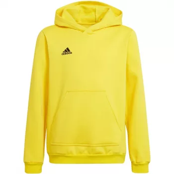 Sweatshirt com capuz adidas Entrada 22 Team amarelo/preto jovem 164