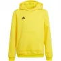 Sweatshirt com capuz adidas Entrada 22 Team amarelo/preto jovem 164