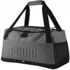 Mala de viagem PUMA S Sports S 35L cinzenta com compartimento de sapatos ventilado