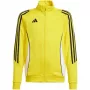 Sweatshirt de treino adidas Tiro 24 para criança amarelo IR9507 140cm