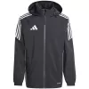 Casaco de futebol adidas Tiro 24 Rain homem preto branco IJ7390 M