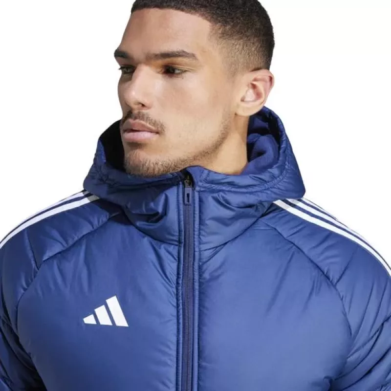 Casaco de inverno comprido adidas Tiro 24 homem Team Navy Blue tamanho L