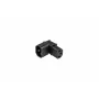 Adaptador de rede em ângulo IEC C14 para C13 Kabelmeister, 10A 250V, preto