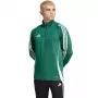 Top de treino adidas Tiro 24 homem sweatshirt verde-branco IS1040 2XL